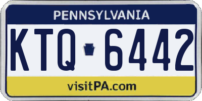 PA license plate KTQ6442