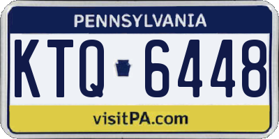 PA license plate KTQ6448