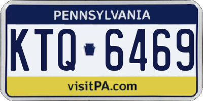 PA license plate KTQ6469