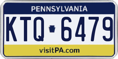 PA license plate KTQ6479