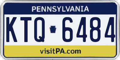 PA license plate KTQ6484