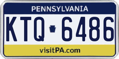 PA license plate KTQ6486