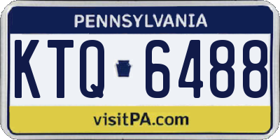 PA license plate KTQ6488