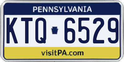 PA license plate KTQ6529
