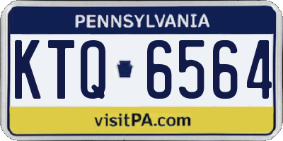 PA license plate KTQ6564