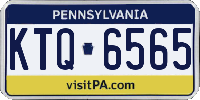 PA license plate KTQ6565