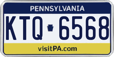 PA license plate KTQ6568