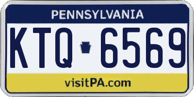 PA license plate KTQ6569