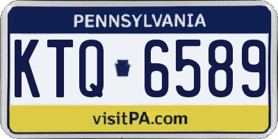 PA license plate KTQ6589