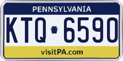 PA license plate KTQ6590
