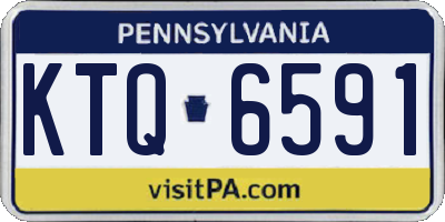 PA license plate KTQ6591