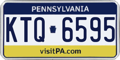 PA license plate KTQ6595