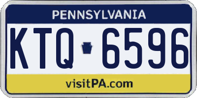 PA license plate KTQ6596
