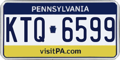 PA license plate KTQ6599
