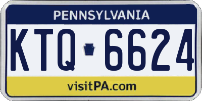 PA license plate KTQ6624