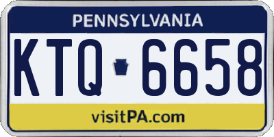 PA license plate KTQ6658