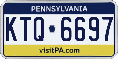 PA license plate KTQ6697