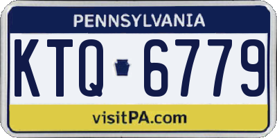 PA license plate KTQ6779