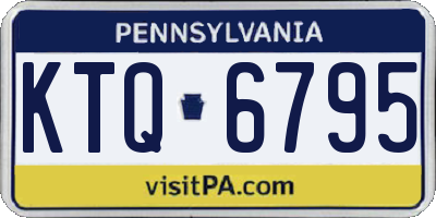 PA license plate KTQ6795