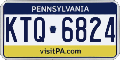 PA license plate KTQ6824