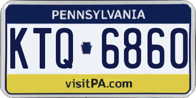 PA license plate KTQ6860