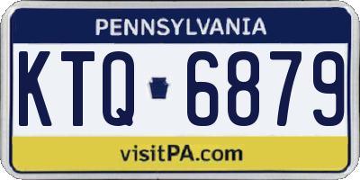 PA license plate KTQ6879
