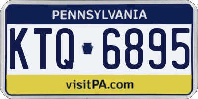 PA license plate KTQ6895