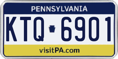 PA license plate KTQ6901