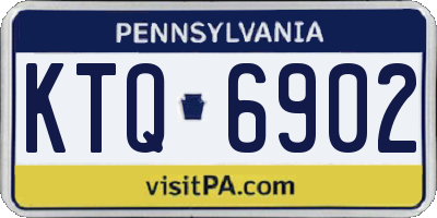 PA license plate KTQ6902