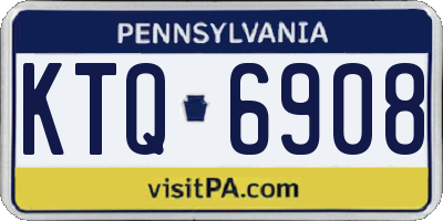 PA license plate KTQ6908