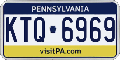 PA license plate KTQ6969