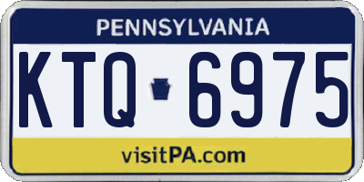 PA license plate KTQ6975