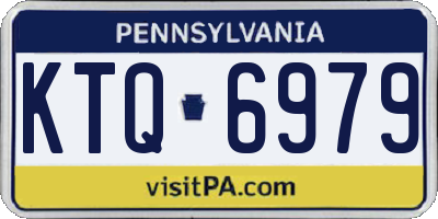 PA license plate KTQ6979