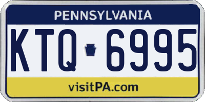 PA license plate KTQ6995
