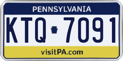 PA license plate KTQ7091