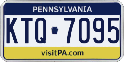 PA license plate KTQ7095