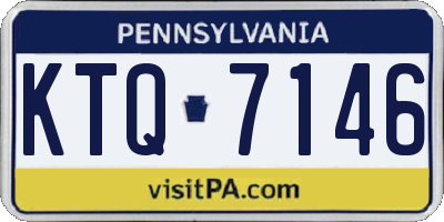 PA license plate KTQ7146