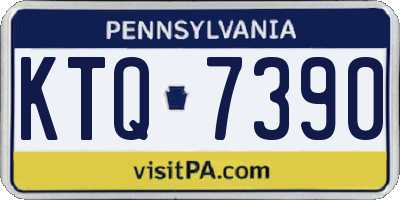 PA license plate KTQ7390