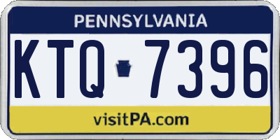 PA license plate KTQ7396