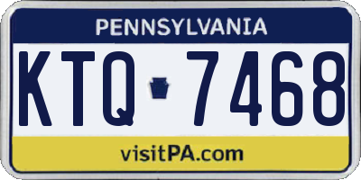 PA license plate KTQ7468