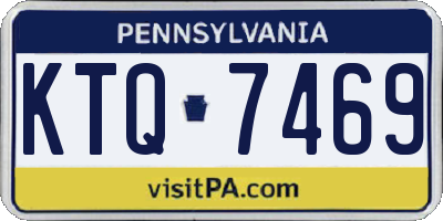 PA license plate KTQ7469