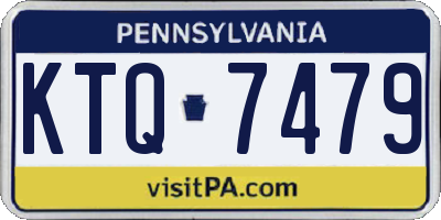 PA license plate KTQ7479