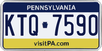 PA license plate KTQ7590