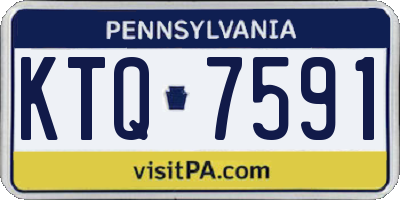 PA license plate KTQ7591