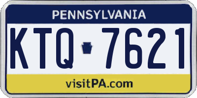 PA license plate KTQ7621
