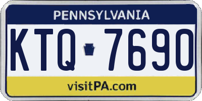 PA license plate KTQ7690