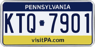 PA license plate KTQ7901