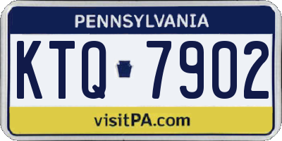 PA license plate KTQ7902