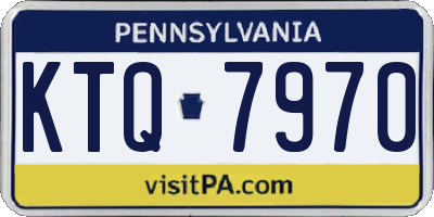 PA license plate KTQ7970