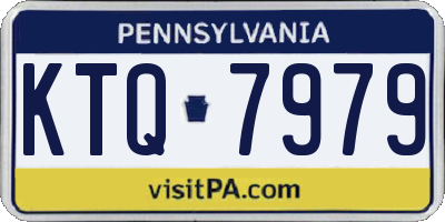 PA license plate KTQ7979